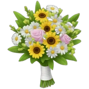clean with a bouquet sticker