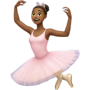 Ballerina throwing confetti sticker