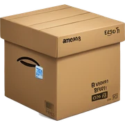 Amazon delivery box open sticker