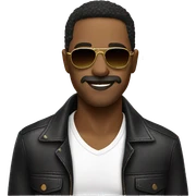 man sunglasses kiss sticker