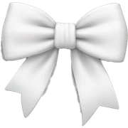 white bow sticker
