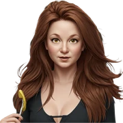 realistic portrait of girl sticker