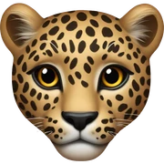 leopard heart sticker