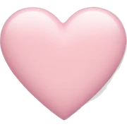 pastel pink heart sticker