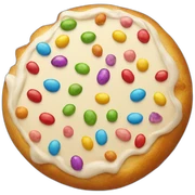 Pastry-confetti sticker