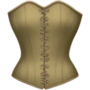 olive beige corset  sticker
