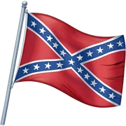 Confederate flag sticker