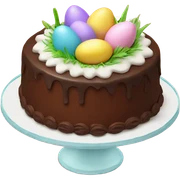 Easter cake sticker
