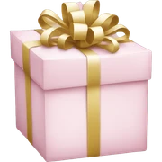 Light pink Christmas gifts under a white Christmas tree  sticker