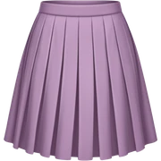 Mauve skirt sticker