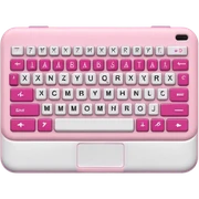 mix light pink dark pink and white girly keyboard sticker