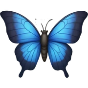 Mariposa azul  sticker