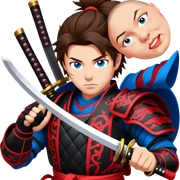 Daring Samurai sticker