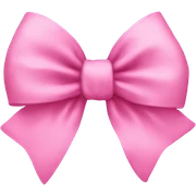 Pink bow sticker