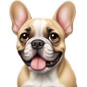 French bulldog sticker