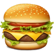 Burger  sticker