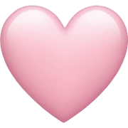 Light pink heart sticker