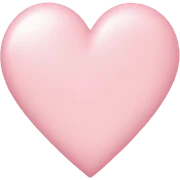 Light pink heart sticker