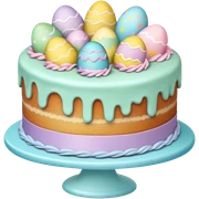 Easter cake sticker