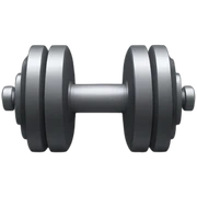 dumbbell sticker