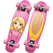 A pink and yellow skateboard like the one from Soy Luna  sticker