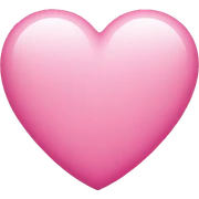 Pink heart sticker