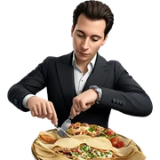 dining in formal attire sticker