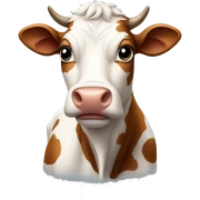 cow sticker
