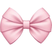 light pink bow sticker