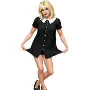 blonde boy in high heels sticker