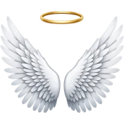 Angel wings sticker