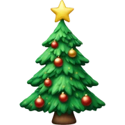 Christmas tree sticker