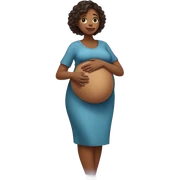 Pregnant woman  sticker