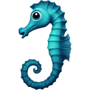 seahorse sticker
