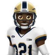 Georgia tech football player sticker