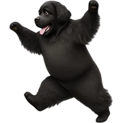 Newfoundland dancing sticker