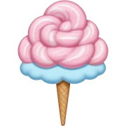 Cotton candy emoji  sticker