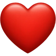 red heart sticker