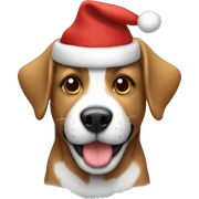 Christmas dog  sticker