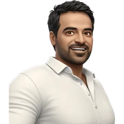 happy guy in white shirt sticker