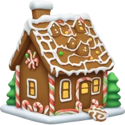 gingerbread house sticker