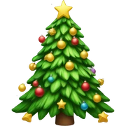 Christmas tree sticker
