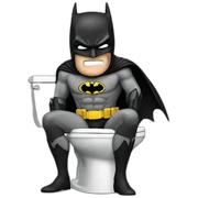 Batman on the toilet sticker