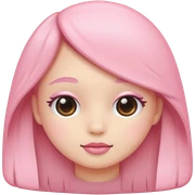 Girly pink sticker