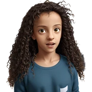 realistic portrait of girl sticker
