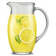 lemonade pitcher sticker