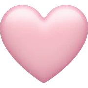 pastel pink heart  sticker
