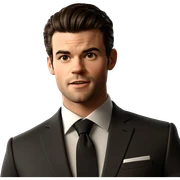 dapper young man in suit sticker
