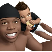 boys enjoying a meal together sticker