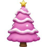 Pink Christmas  sticker